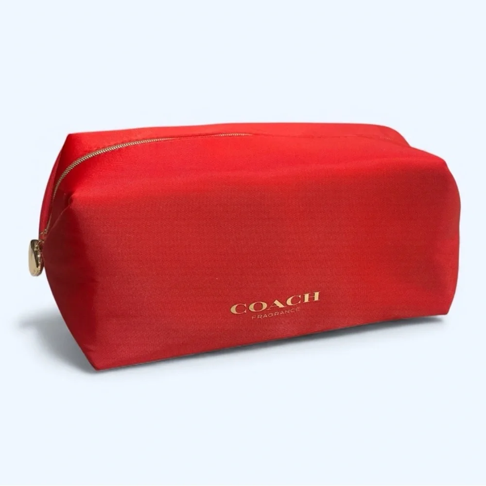 ❤️‍🔥 Final Price Drop ❤️‍🔥 Coach Nylon Fragrance Cosmetic Makeup Bag ♥️ New 🎁